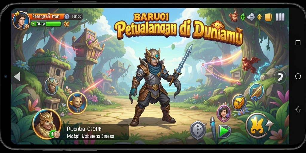 Tampilan gameplay menarik dan penuh tantangan di BARU01.