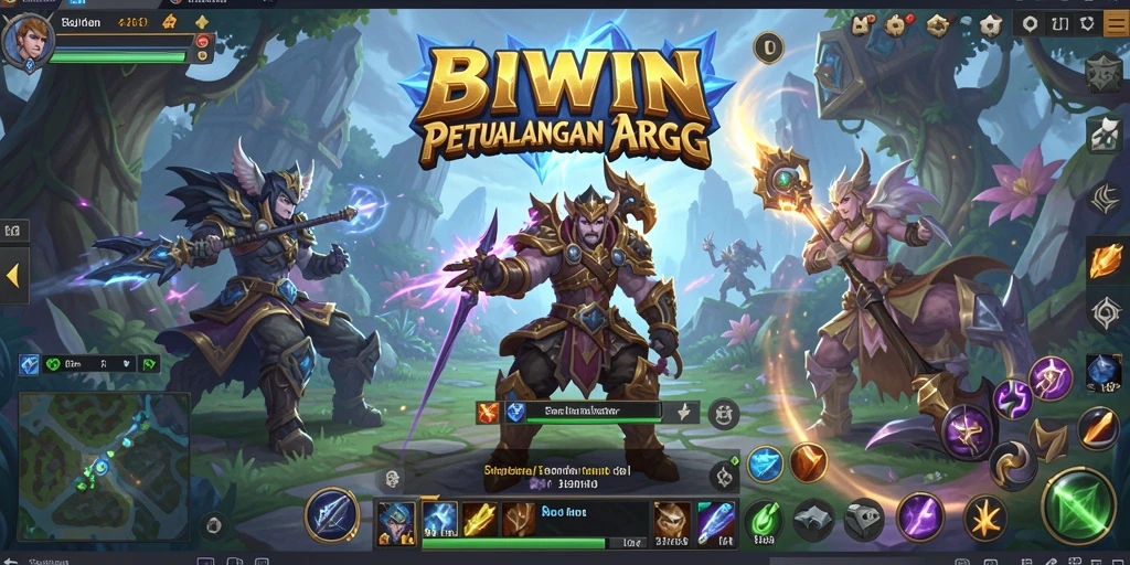 Tangkapan layar gameplay ARPG yang seru dalam BIWIN.