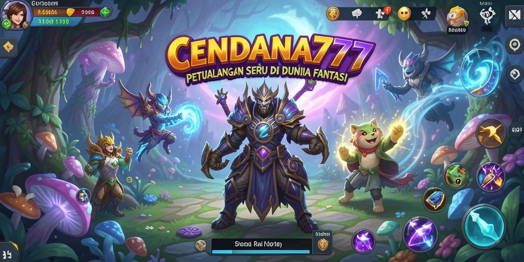 Tampilan gameplay seru dari CENDANA777 di dunia petualangan.