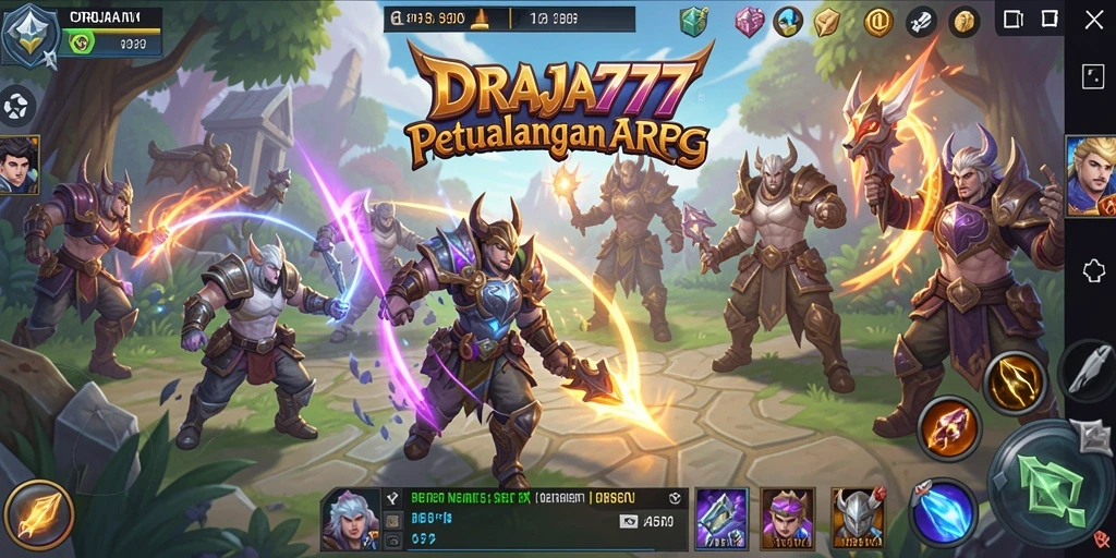 Tampilan menarik dari gameplay DRAJA777 yang seru.
