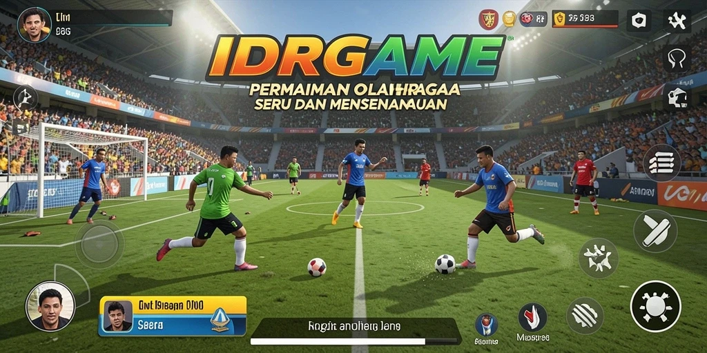 Tampilan gameplay IDRGAME yang seru dan interaktif.