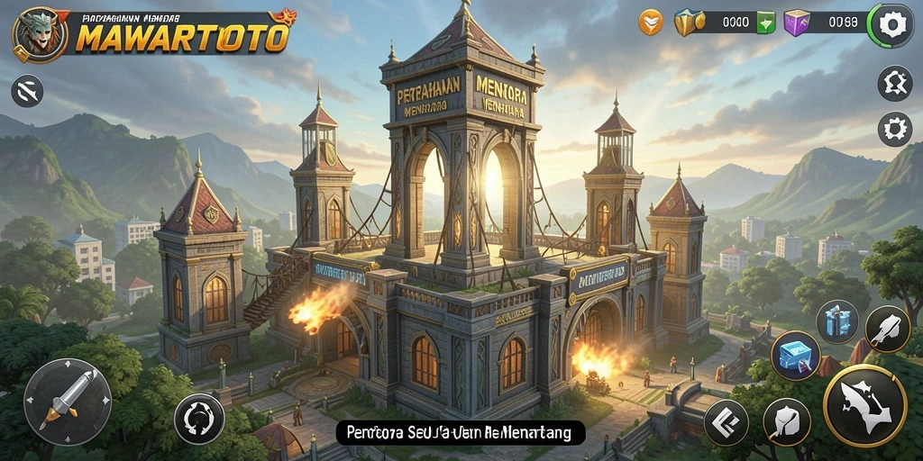 Gameplay seru dan menantang di MAWARTOTO Tower Defense.
