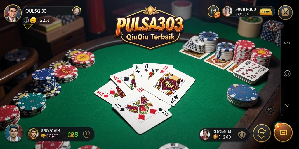 Tampilan menarik dari gameplay seru QiuQiu di PULSA303.