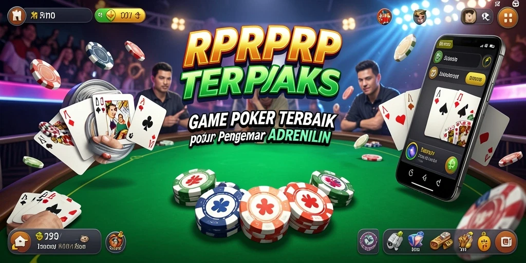 Tampilan menarik dari gameplay Poker di RPRPRP.