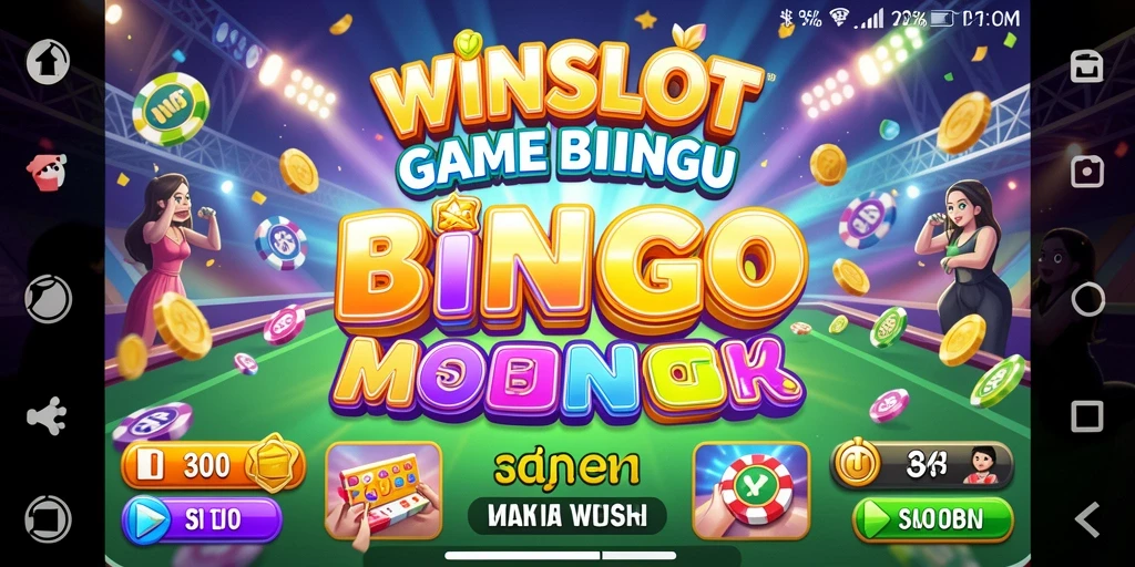 Gameplay WINSLOT yang seru dan dinamis dengan fitur Bingo menarik.